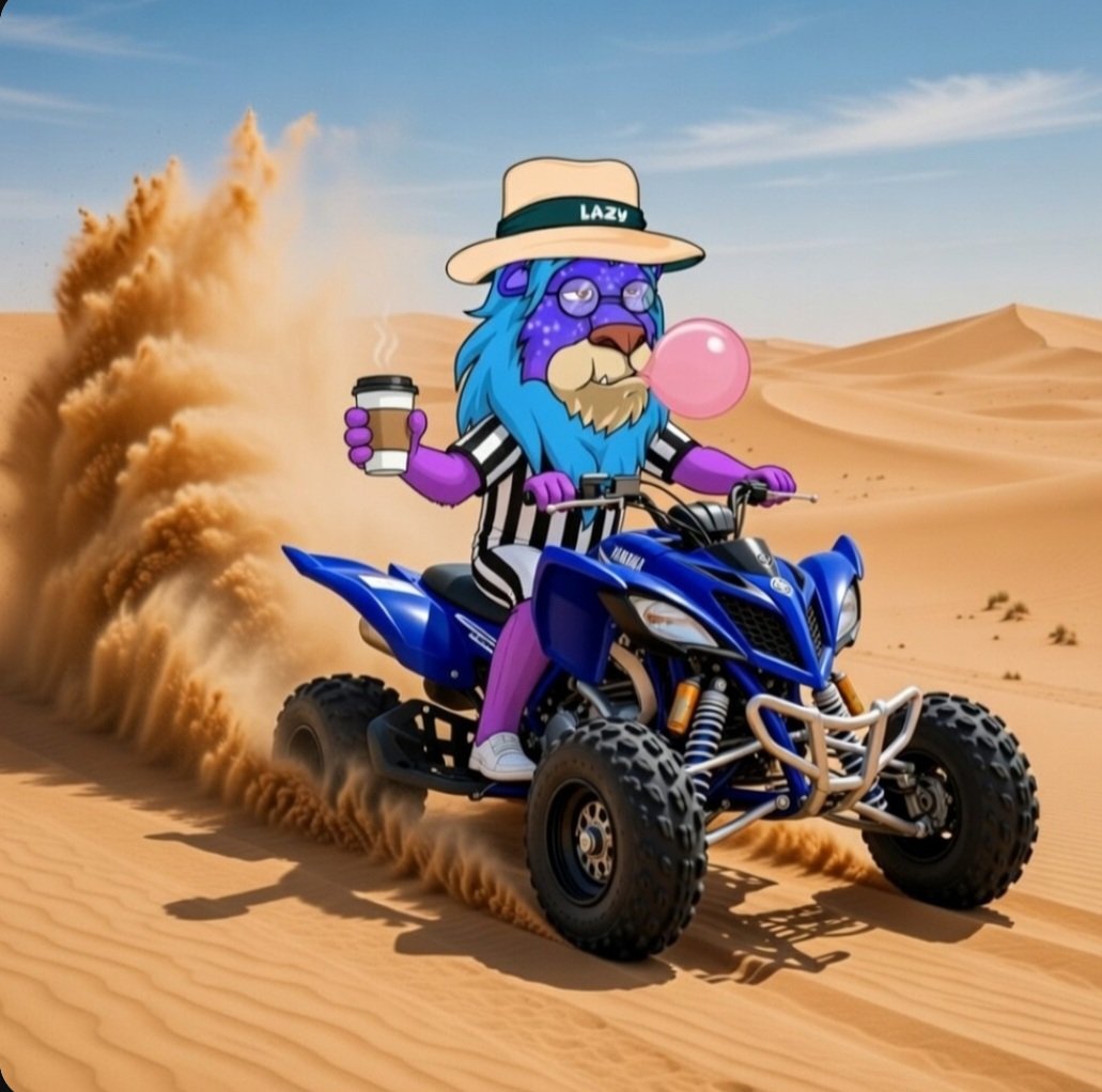 DesertWaveNFT's tweet photo. @kuma_creative @treb_btc @LazyLionsNFT @akidcalledbeast @DegenToonz It's our nature. https://t.co/Xr1zFjC60F