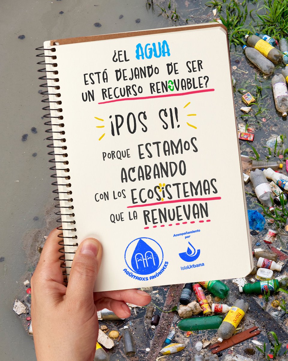 IslaUrbana's tweet photo. Sin bosques, no hay agua 🌳💧
Aún estamos a tiempo de cambiar la historia, en Agüitadxs Anónimxs te acompañamos en el proceso. https://t.co/zJiWhwBtf3