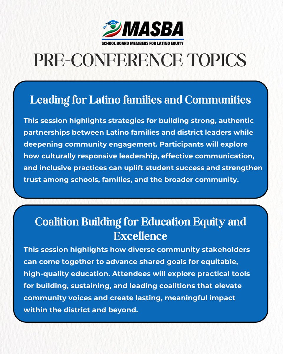 MASBA- School Board Members for Latino Equity tweet media