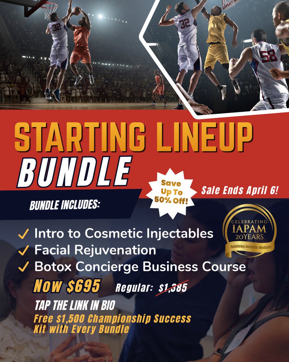 IAPAM's tweet photo. 🔥 Score Big This March! 🏀
March Madness Deals are on now with exciting savings on training programs designed to help you grow, learn, and advance your career.

✨ Limited-time offers available now

#MarchMadnessDeals #CareerGrowth #HealthcareProviders #TrainingPrograms #IAPAM https://t.co/PygUaI3rQJ
