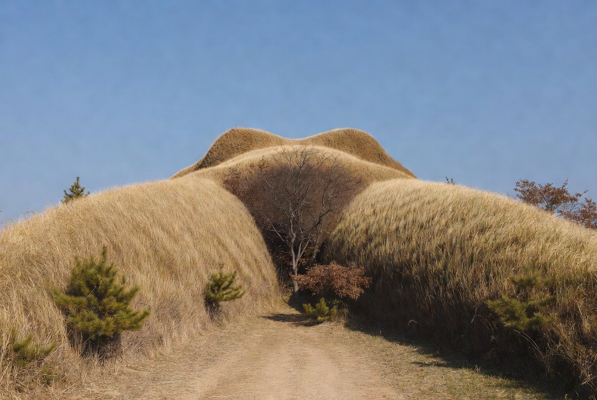 X 게시물 이미지: 그록으로 수정해보았다는 맥락