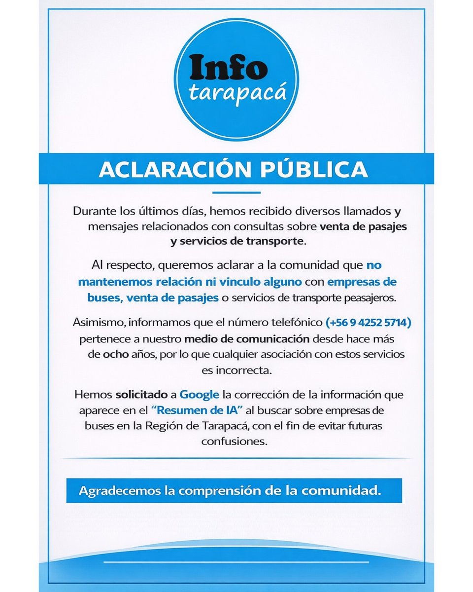 Info Tarapacá tweet media