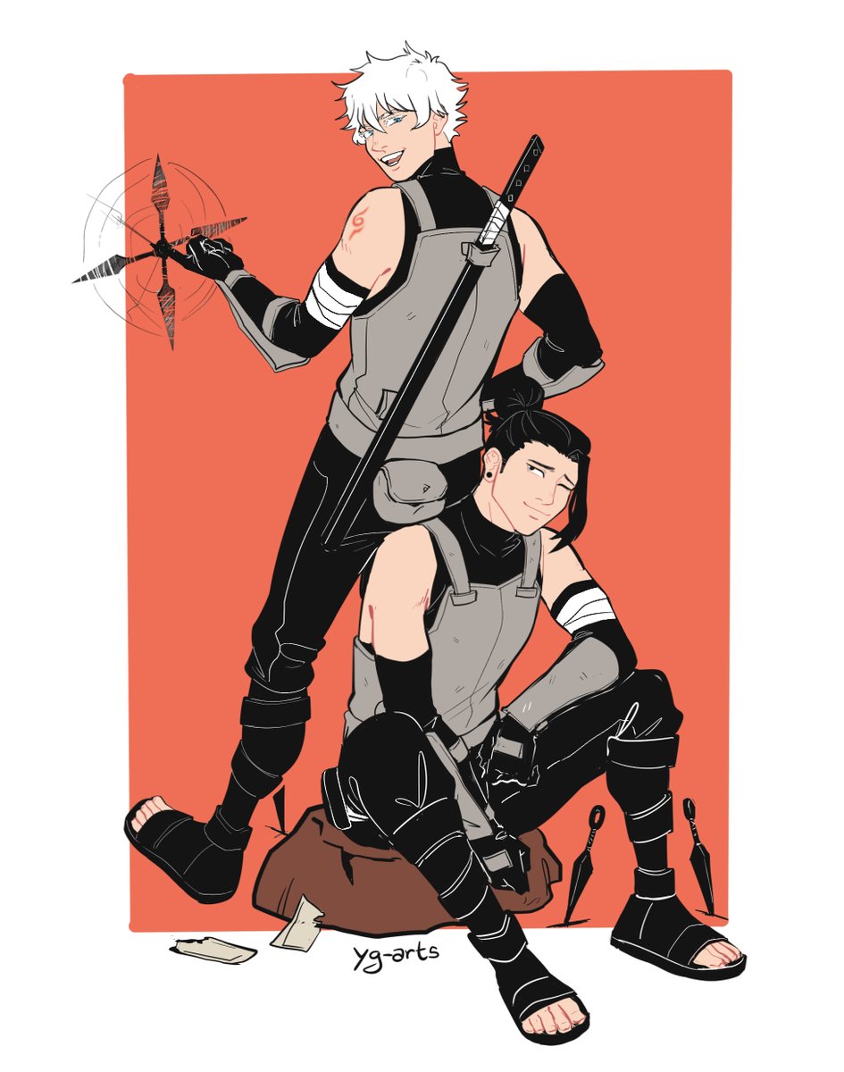 _Yume_Art's tweet photo. Satoru Gojo and Suguru Geto as Anbu.

#naruto #jjk https://t.co/OSGPcJCPPm