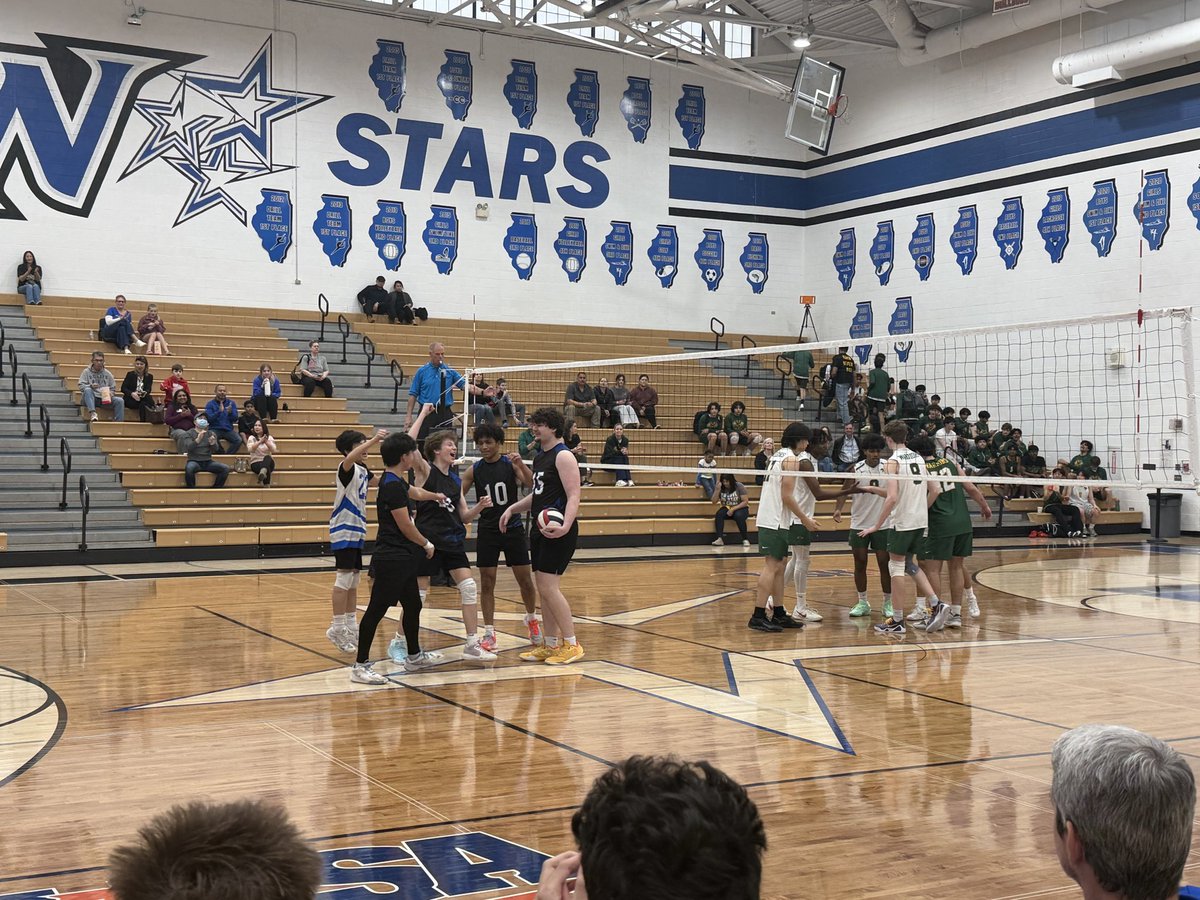 SCNAthletics's tweet photo. North Stars defeat WV in 2!🏐

#RollStars🤩 https://t.co/G5ItZUGZ6y