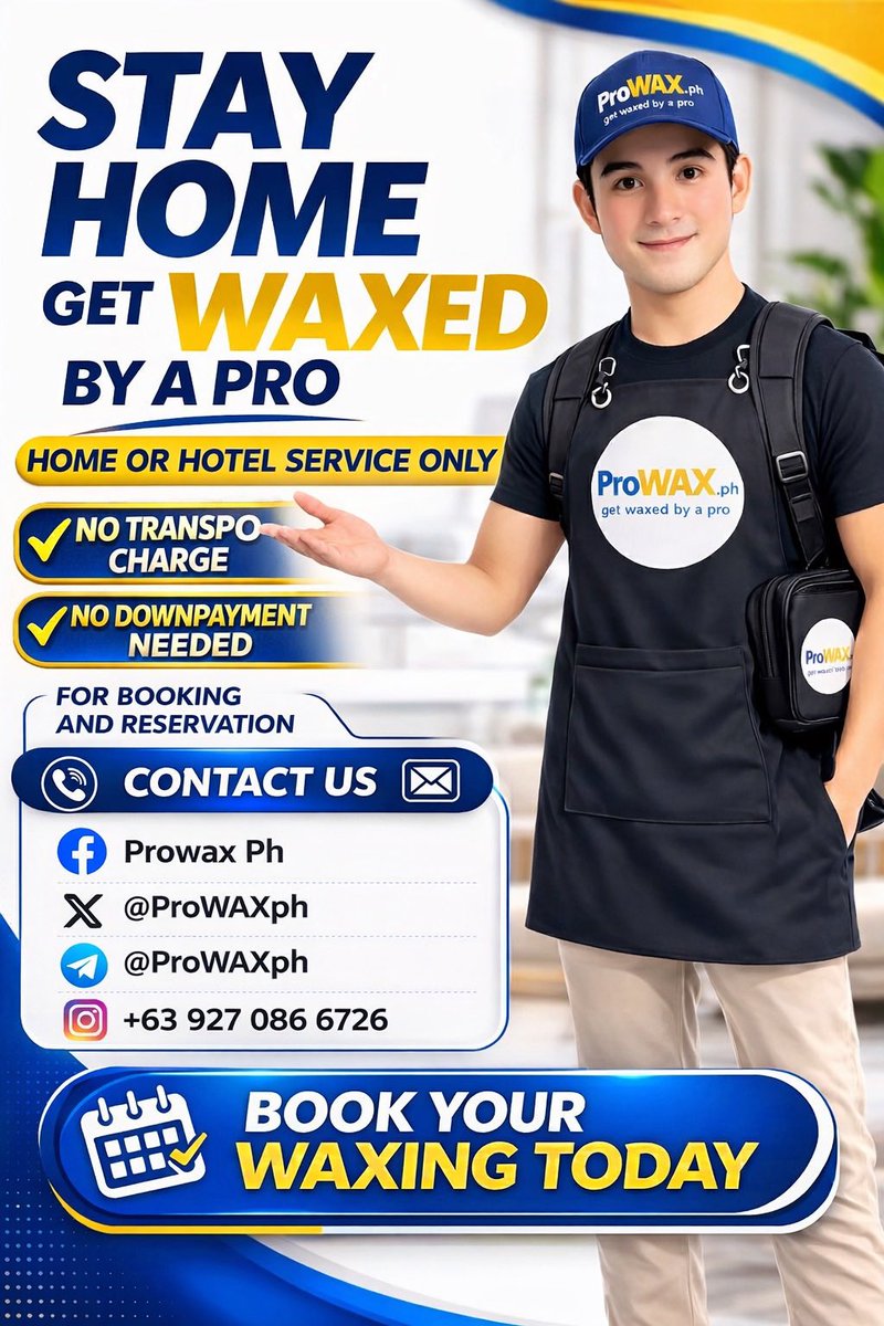 ProWAX.Ph…Mens Waxing,Trimming,Grooming tweet media