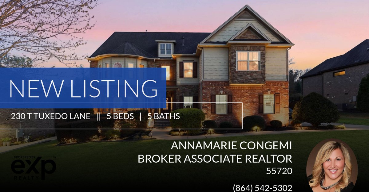yourscrealtor's tweet image. 📍 New Listing 📍 Take a look at this fantastic new property that just hit the market located at 230 T Tuxedo Lane in Greer. Reach out here or at (864) 542-5302 for more information

When Experience Matters! #soldbyannamarie #realt... homeforsale.at/230_T_TUXEDO_L…