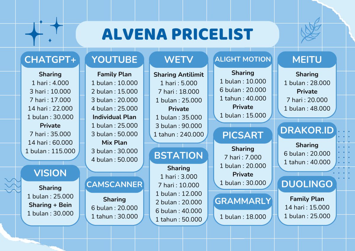 alvena, open fastrep langsung wa di bio! tweet media