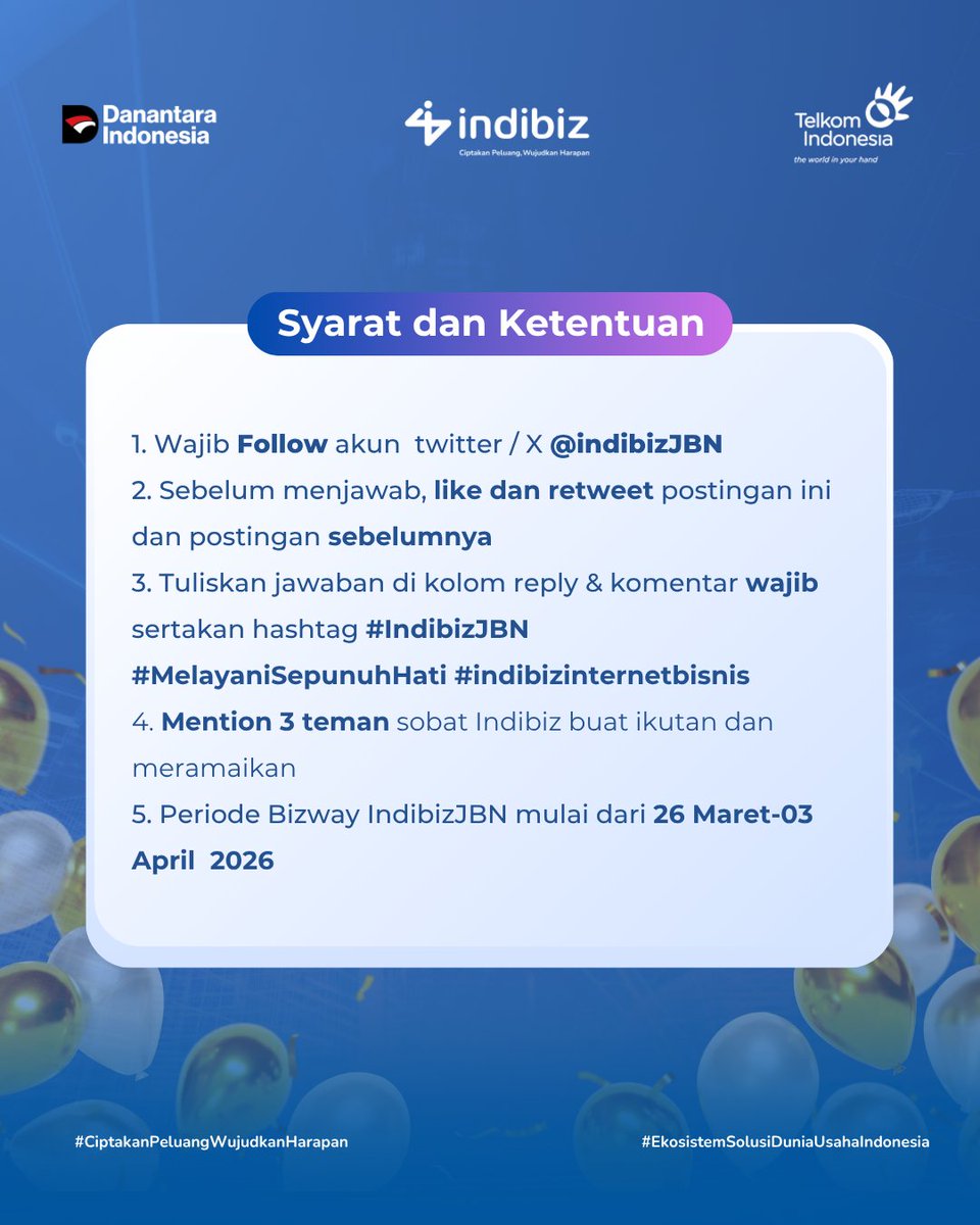 Indibiz Area Jawa Timur, Bali, Nusa Tenggara tweet media