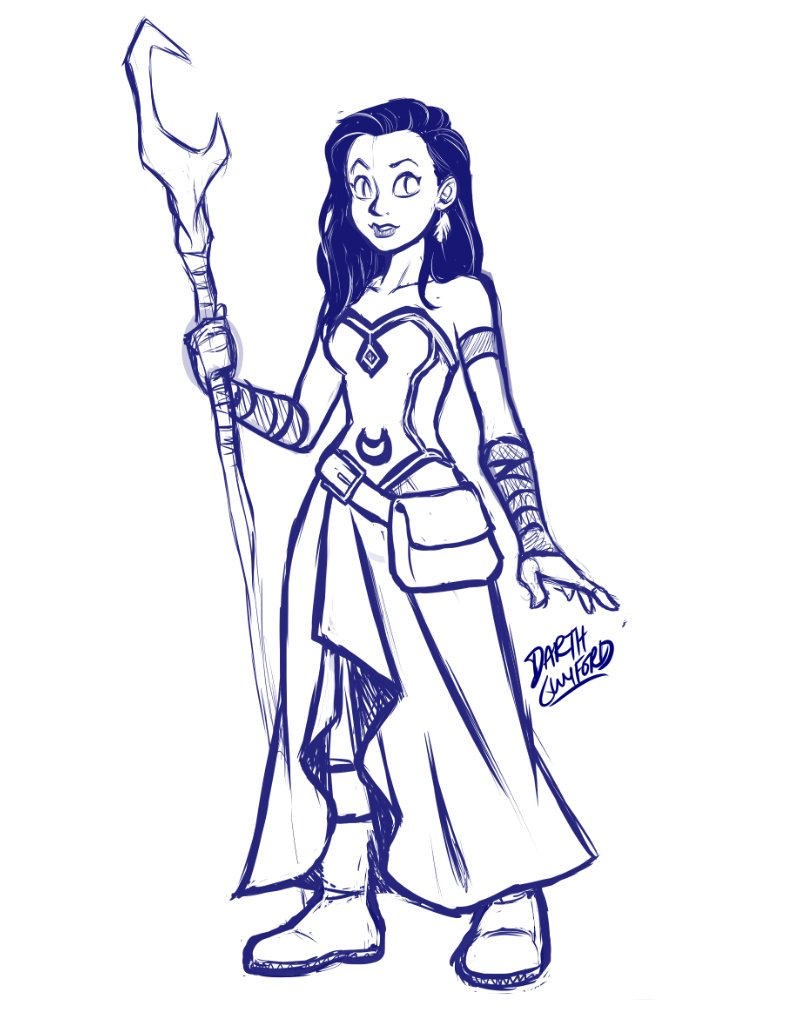 Making an actual character sheet for Silver. I realized every time I ...