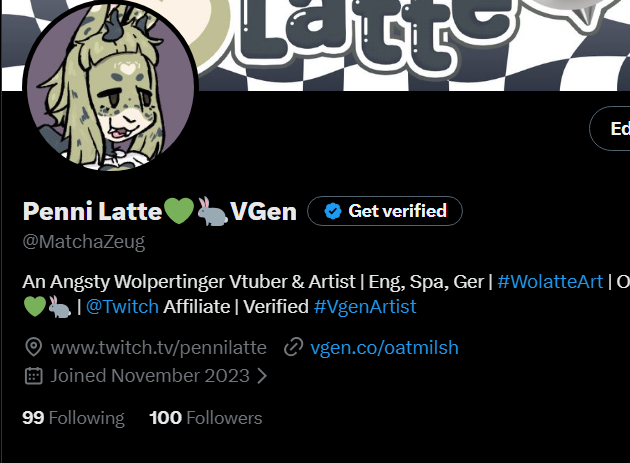 Penni Latte💚🐇VGen tweet media