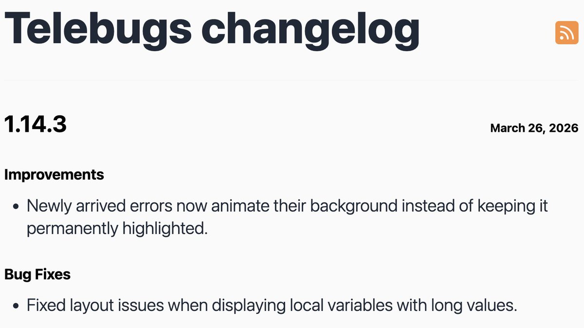 Telebugs Error Tracking tweet media