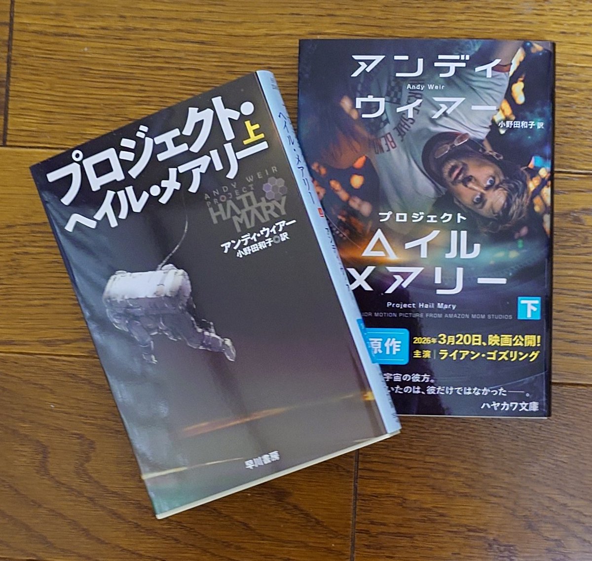 お代わりします😊
２回目は、吹替で！

🎥プロジェクト・ヘイル・メアリー

原作も読み始めました📖