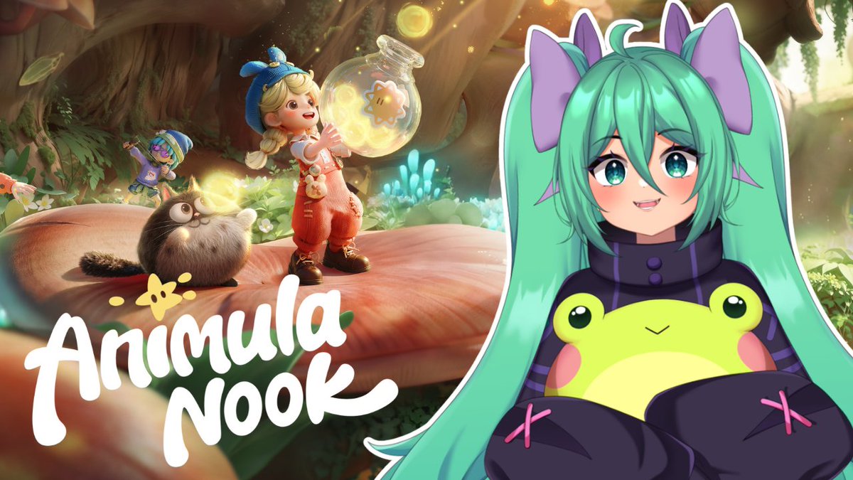 MintyVT's tweet photo. 🐸 We’re Playing Animula Nook EARLY (Alpha Access)

Huge thanks to @Animula_Nook for trusting me as a partner and letting me be part of this early journey🥹I'm super excited (and a little nervous) to finally try the game out live with you all. 

#AnimulaNook #AlphaTest https://t.co/4lV3iTbMhO