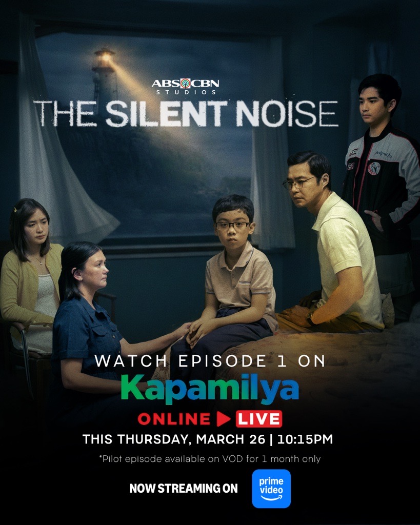 THE SILENT NOISE on Kapamilya Online Live! 

Uncover the mystery with the first episode of THE SILENT NOISE, TONIGHT, 10:15PM 🗣️ Catch new episodes every Friday, 6PM on Prime Video. 

#TheSilentNoiseOnPrime