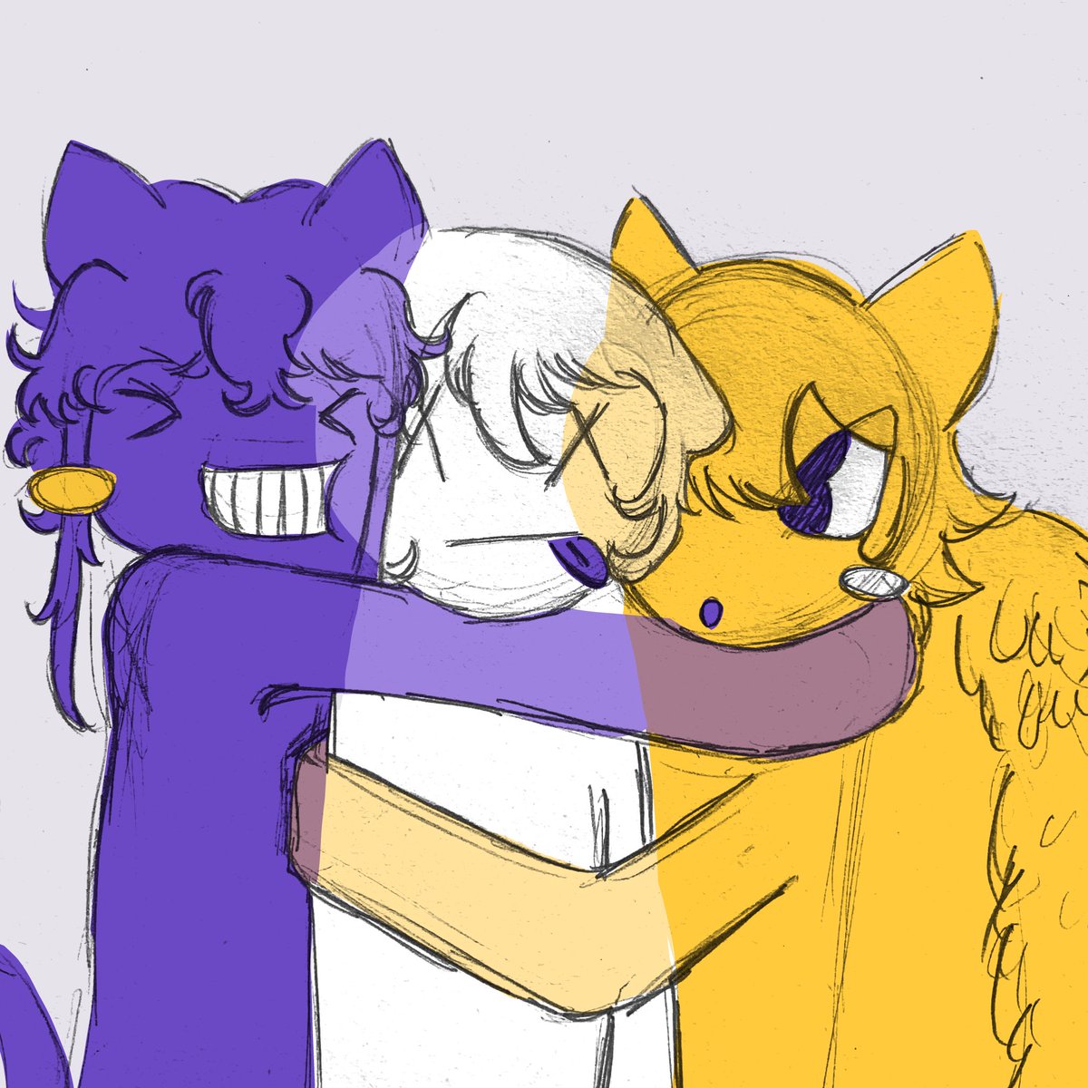 ssandrones's tweet photo. when ur team small but you're all clingly asf!!! #echosmp #echosmpfanart https://t.co/w7hQnLIJ8M