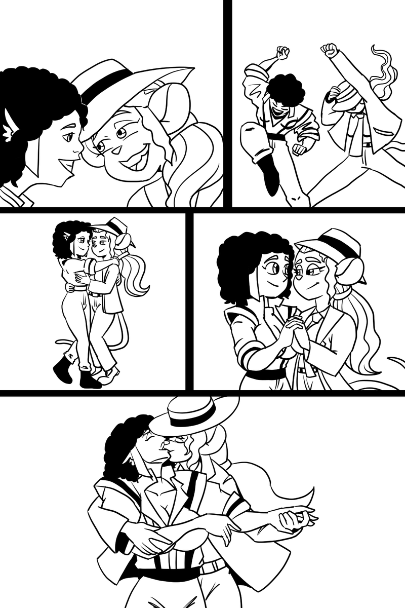 UBOSS DAILIES PAGE 344 wip 9, line arts done.