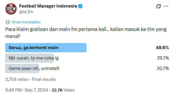 Football Manager Indonesia tweet media
