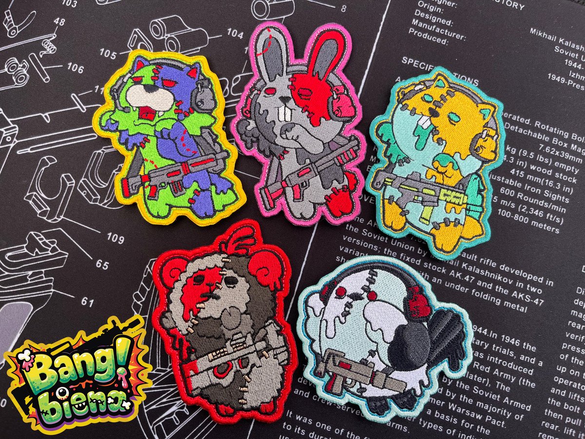 にとろん@サバゲ×動物のパッチ屋さん tweet media