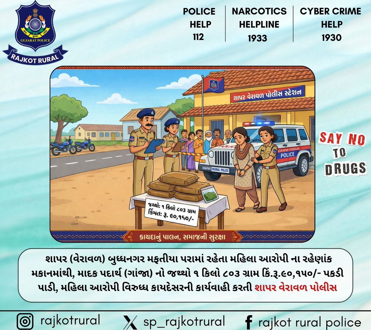 SpRajkotRural tweet media