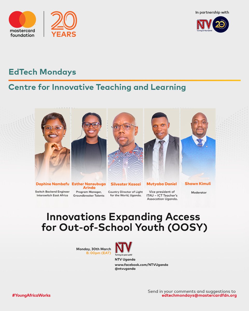 ntvuganda's tweet image. What if education could reach young people anywhere, anytime?

Innovation is making this possible, breaking down traditional barriers and bringing learning closer to out-of-school youth.

This Monday on #EdTechMondays, we dive into the tools, ideas, and partnerships making it