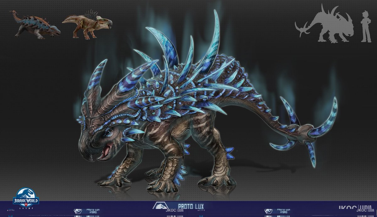 JunYe25072's tweet photo. Proto Lux redesign
#dinosaur #art #JurassicWorldAlive #hybird #JurassicWorld #fanart https://t.co/o6onCHz7f2