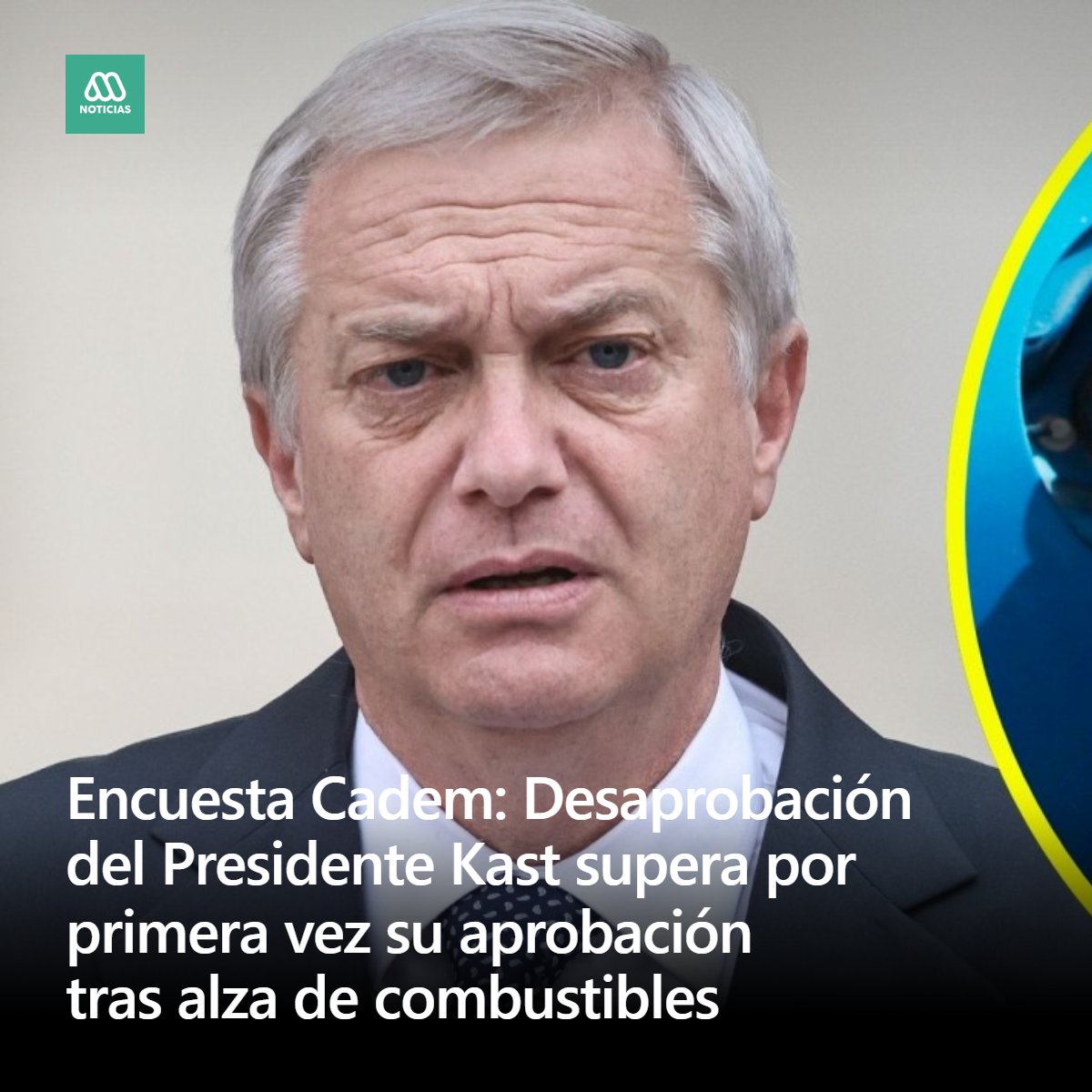 En solo dos semanas la aprobación del mandatario se desplomó, según Cadem ➡️ mrf.lu/fwLv