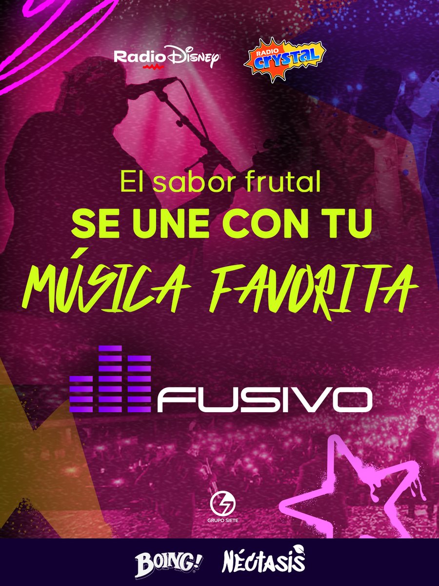 RadioDisneyMX's tweet image. Porque al cantar y bailar tus canciones favoritas…nada cómo refrescarte con el delicioso sabor frutal de @boingoficial_mx y #Néctasis🕺🧃

Participa por tus accesos este 26 de marzo a las 13:00hrs en Francisco Javier Clavijero #60, Col. Tránsito, CDMX

Invita #Boing y #Néctasis