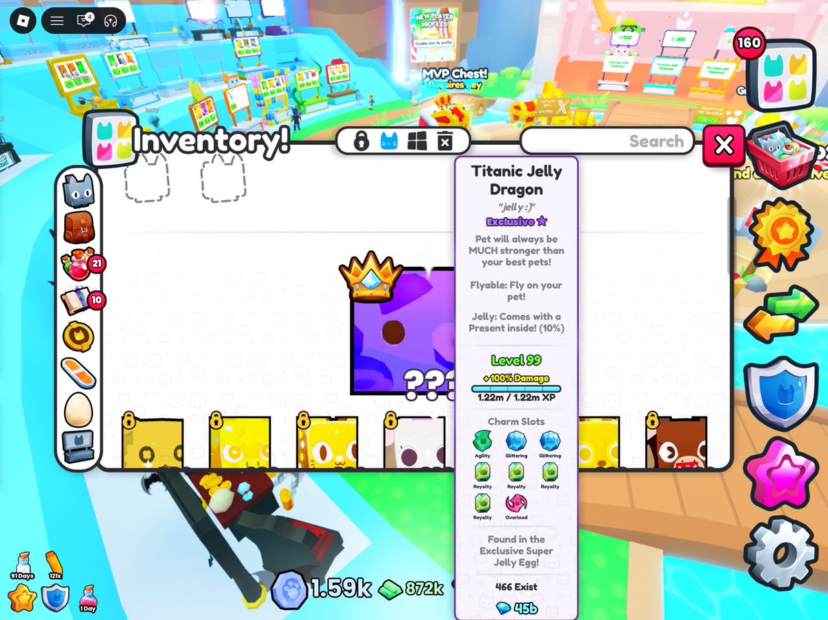 Golden Grinder!! Massive Fan Of The Pet Sim Series tweet media