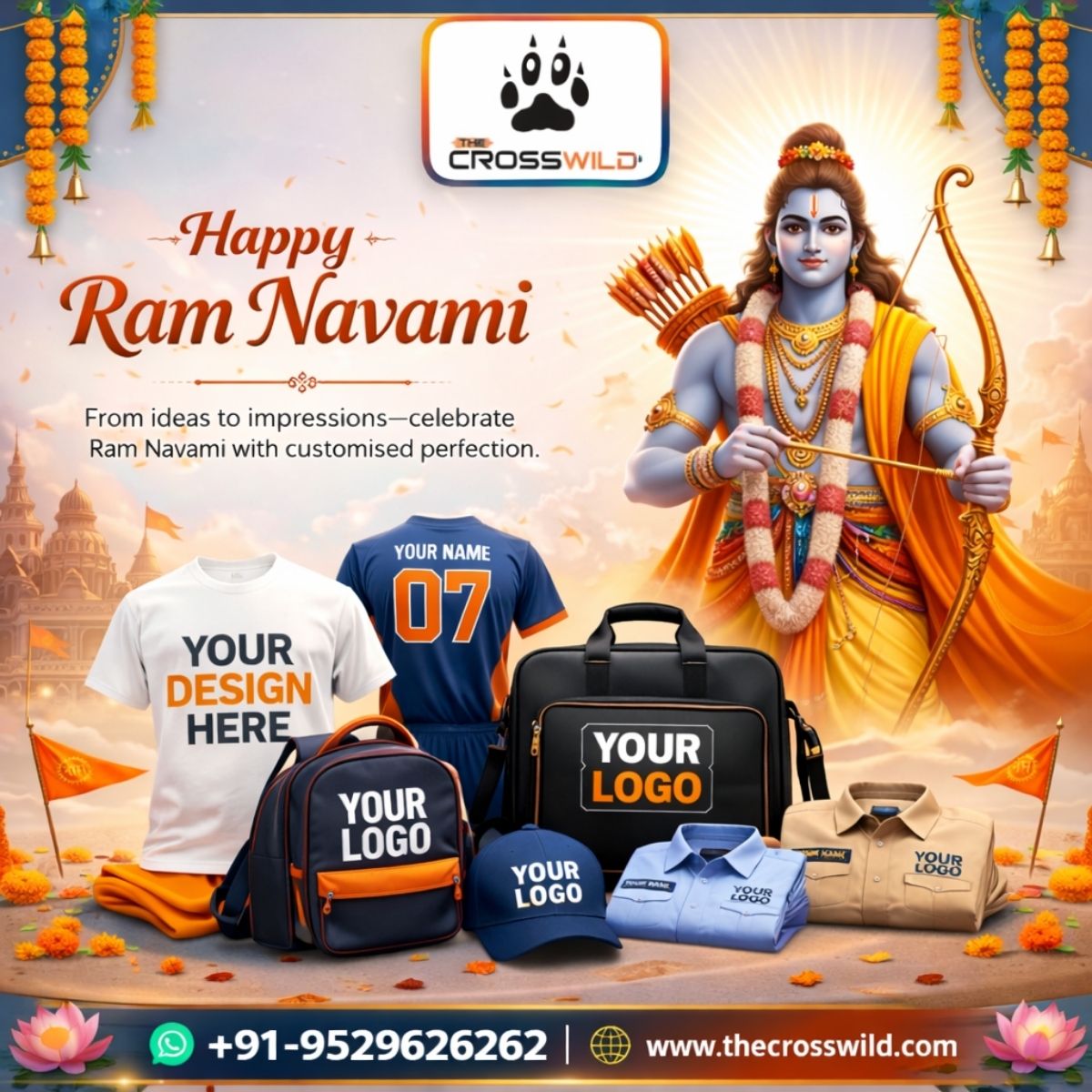thecrosswild's tweet photo. Celebrate the divine birth of Lord Ram with devotion.

 #RamNavami #Devotion #PrintingServices https://t.co/3cyUasgrJs