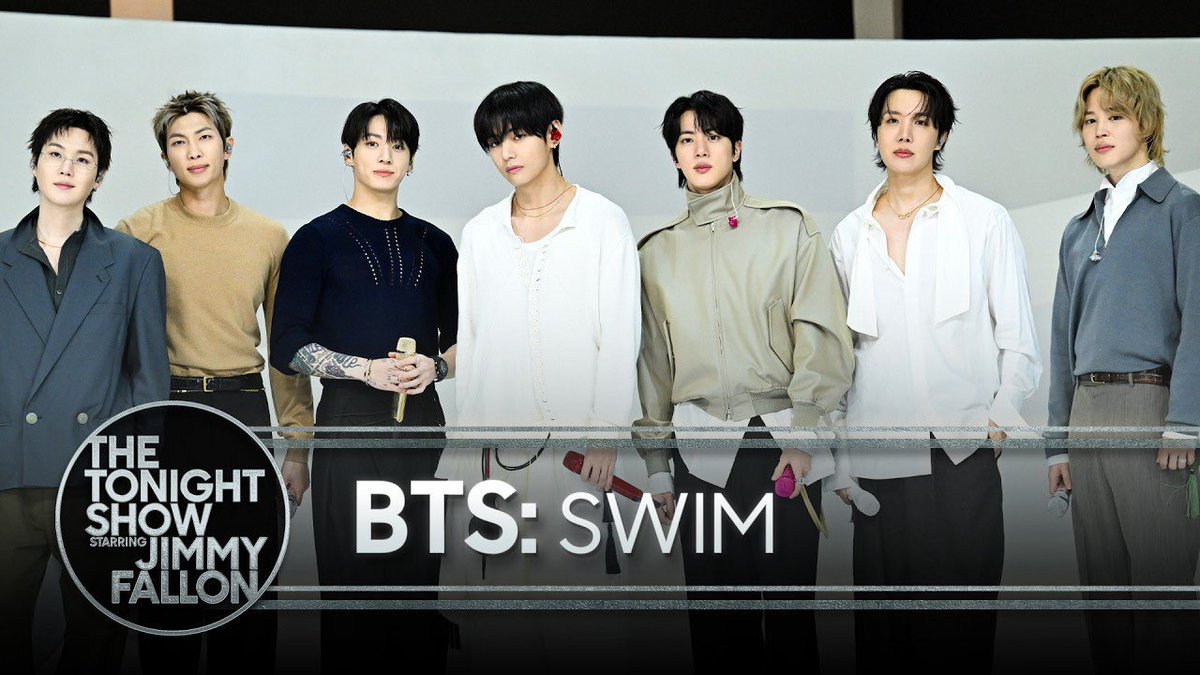 kiss_seven7's tweet photo. — Esta disponible la presentación de #BTS_SWIM en "The Tonight Show Starring Jimmy Fallon" en YouTube

📎• https://t.co/QJf1yTDHAh

#BTSonFallon https://t.co/i08x1m1ldR
