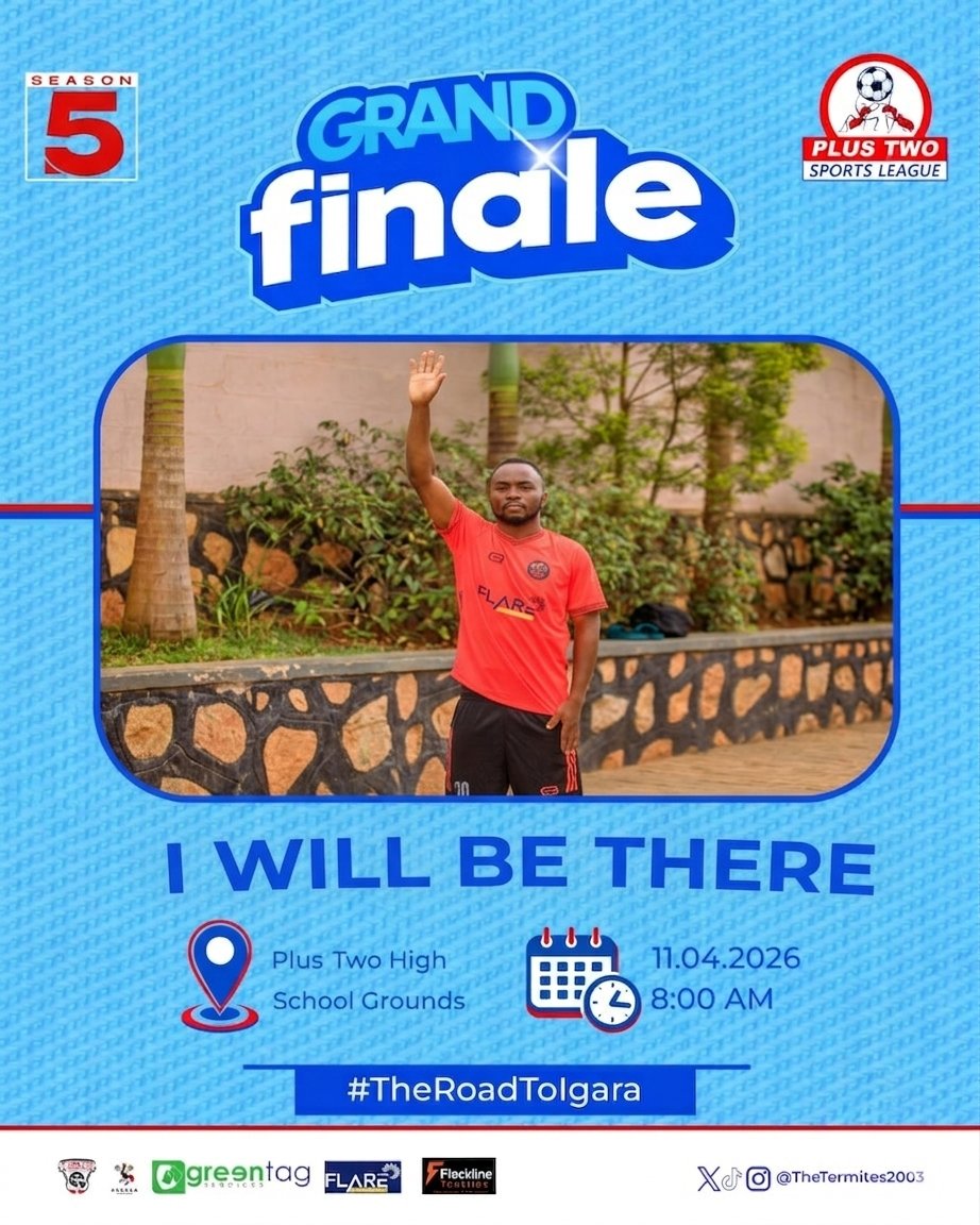 JTwinomuju50194's tweet photo. The clock is ticking the days are running @TheTermites2003 grand finale is back dont miss Anti all roads lead to igara
🏟 @plus two high school pitch
📅 11th April 2026
⏲️ 8am 
Cc @embahofc @FC_Ekido @Embirizi_FC @EkicereFc @sc_ensayi @Mwesilongido @Bella3767 @IjumoProgLeague https://t.co/0nqqjVLpW7
