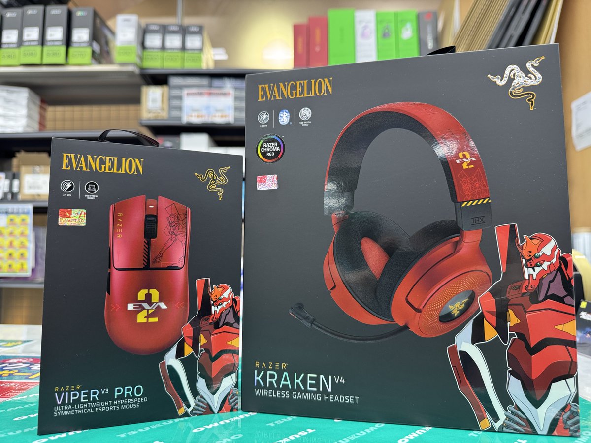 ゲーミングデバイス】 Razer x EVA2号機コラボデバイス各種在庫ござい