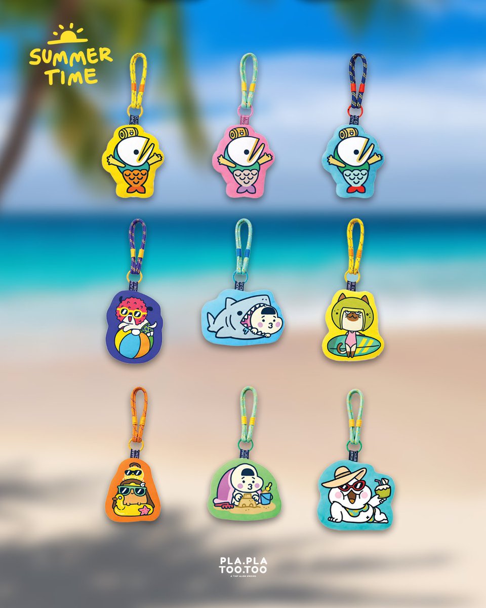 📍 Plaplatootoo new collection 📍

🏖 Summer time พวงกุญแจรักษ์โลก

ไส้ในรีไซเคิลจากแกลลอนนม

✨️ขายที่แรกที่ จังซีลอนงาน toytopia 🌈

27 - 29 มีนาคม
#plaplatootoo 
#phukettoytopia
