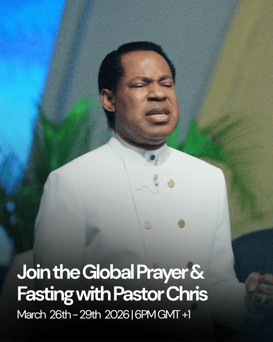 RhapsodyDaily's tweet photo. Our Global Prayer and Fasting with Pastor Chris is a divine set time to take your place as a watchful builder in the Spirit.
We establish Godโs will and enforce His righteousness, peace, and prosperity in the nations.
Let's Make Impact
#WatchfulBuilders https://t.co/WCD9U7v5jM