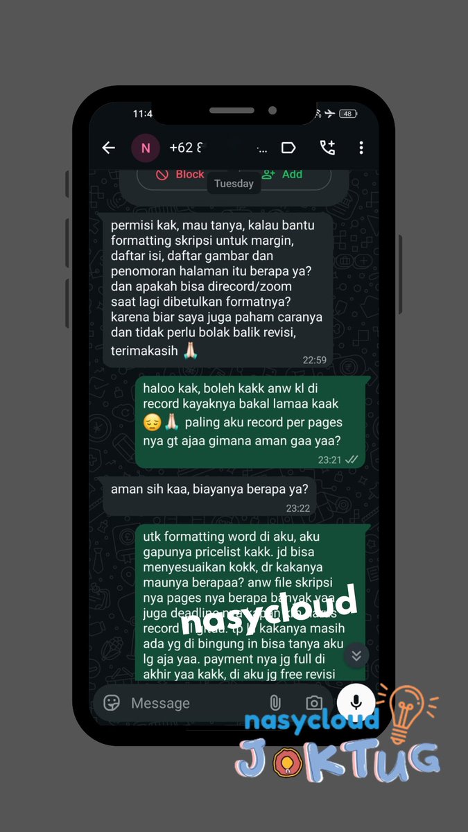 nasy JOKI JASA FORMATTING WORD, PPT, PAPER, DLL° tweet media