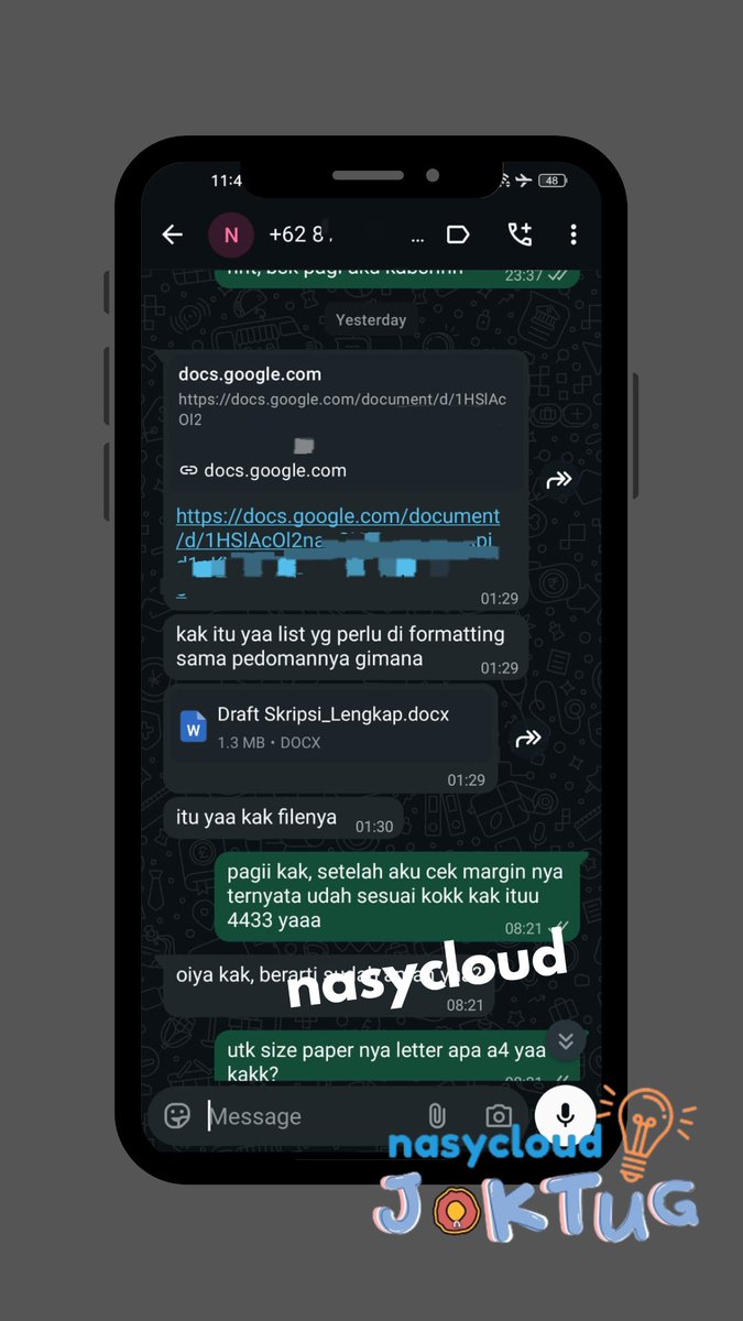 nasy JOKI JASA FORMATTING WORD, PPT, PAPER, DLL° tweet media