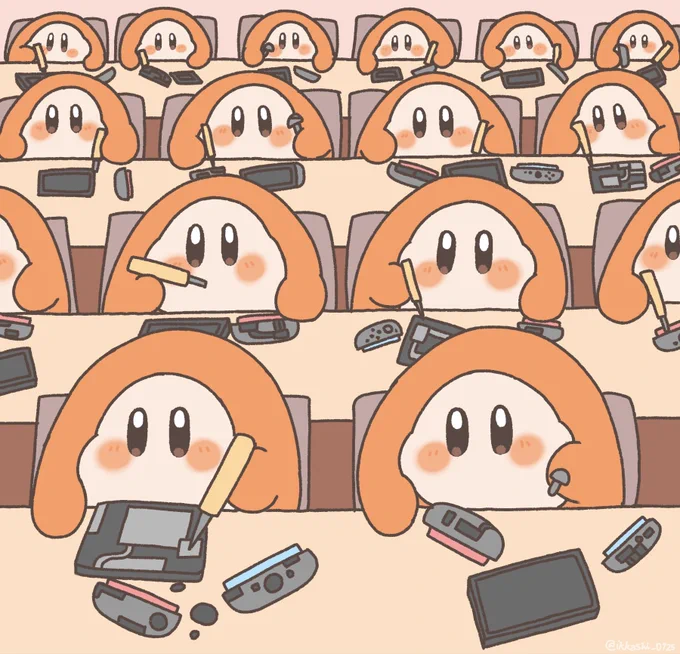 今思えば懐かしいSwitch 2の大量生産頑張りワドルディ #Switch2 #ワドルディ