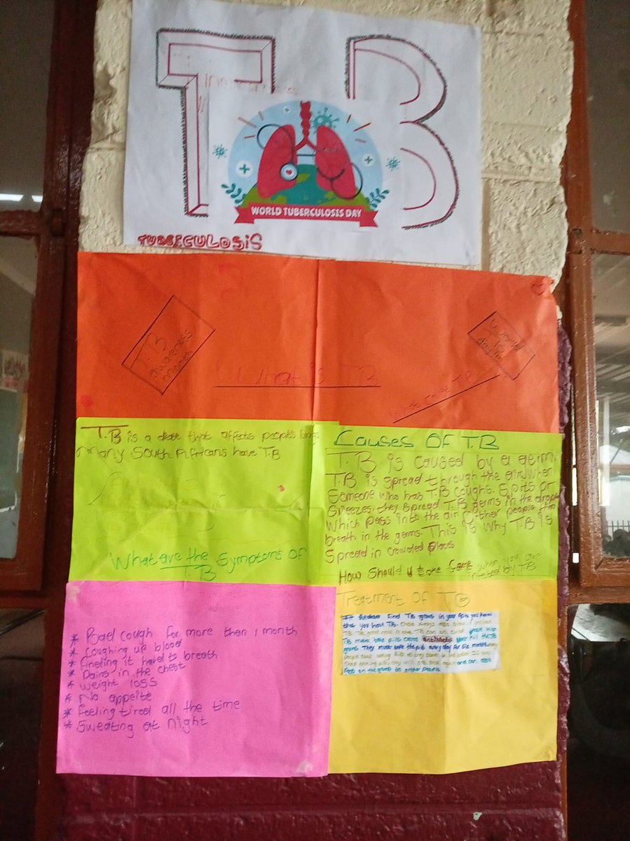 SoulCity_SA's tweet image. Kuruman said we’re NOT playing about our health
Mapoteng Primary understood the assignment posters on point, knowledge unlocked Soul Buddyz really did the MOST for #TBAwarenessMonth.  #WorldTBDay #YouthInAction #SoulBuddyz #TBPrevention @HealthZA