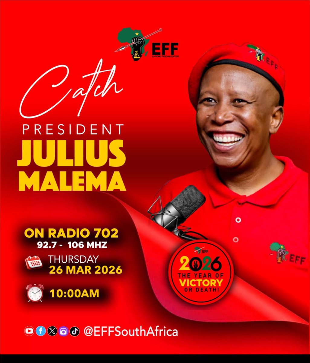 Economic Freedom Fighters tweet media