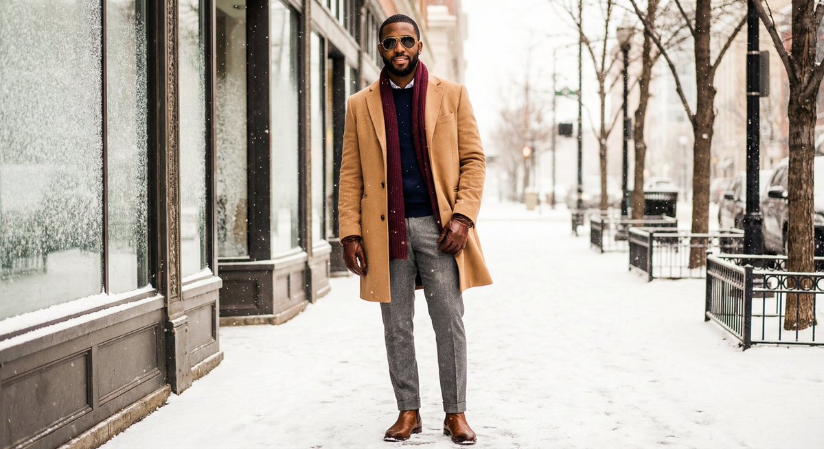 patrici49361754's tweet image. Camel coat season is the best season. Layers of luxury for cold days. Winter styling, mastered. #WinterMensFashion #CozyLuxury #ColdWeatherStyle
