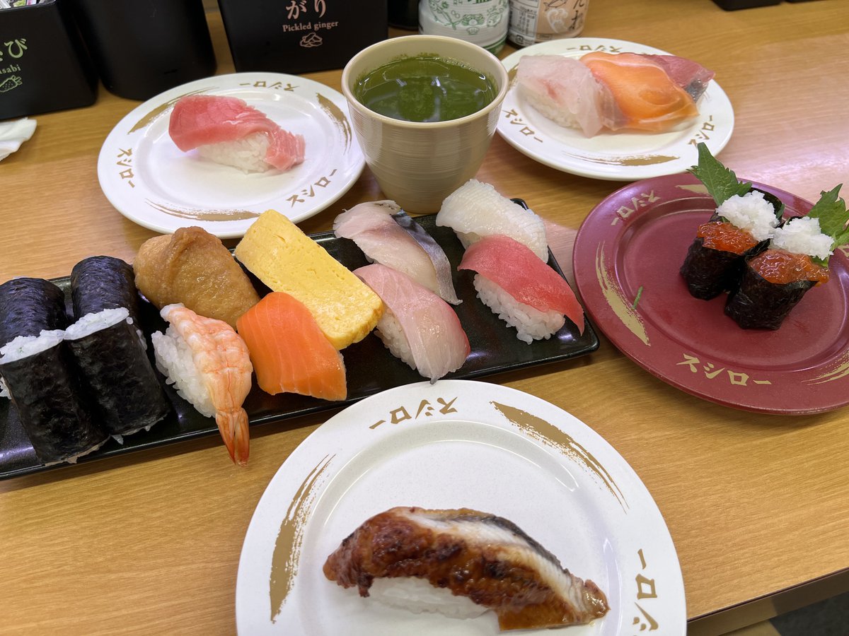 スシローへ
春休みで激混み💦