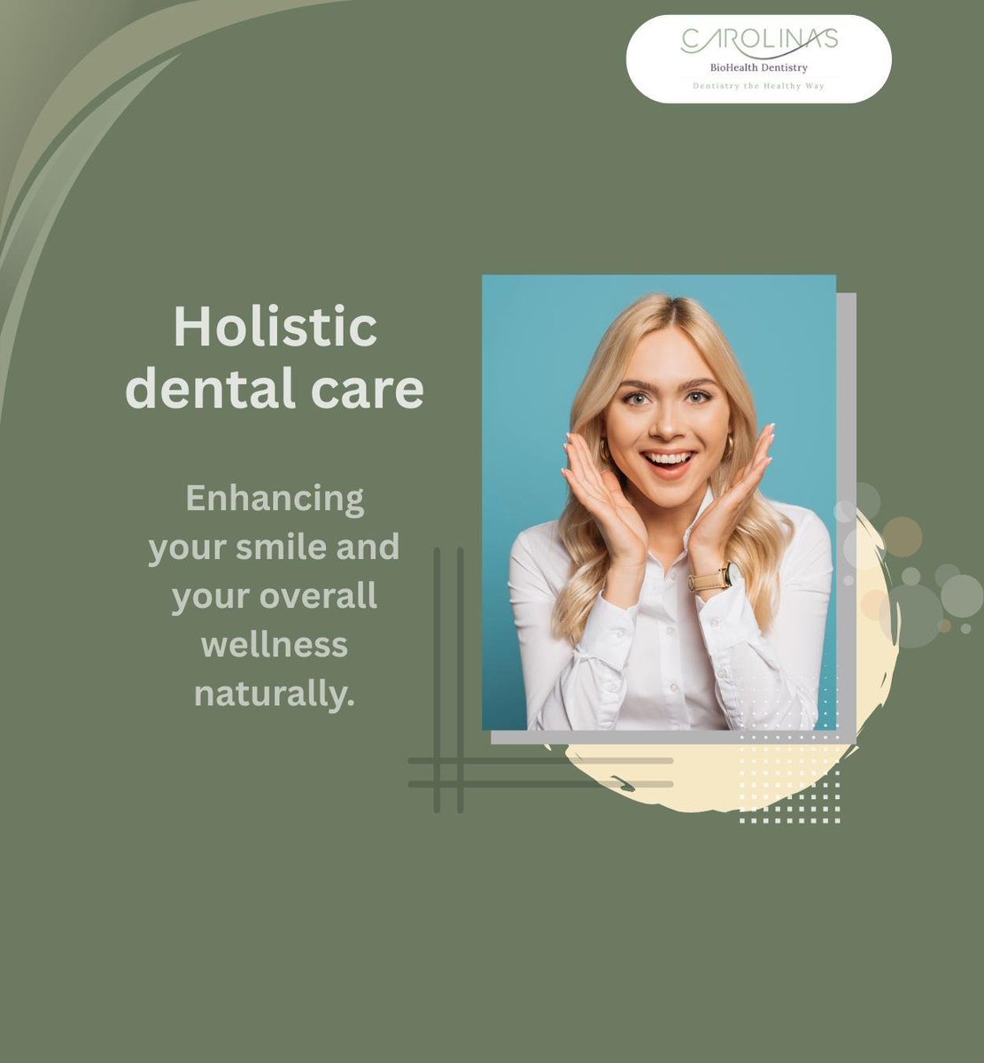 biohealthdent's tweet image. Are you looking for natural and integrative health options? Choose holistic dentistry focused on natural treatments and full-body wellness. Share this to spread awareness.

 #holisticdentistry #naturaldentistry #dental #CarolinasBioHealthDentistry #Clemmons #NC