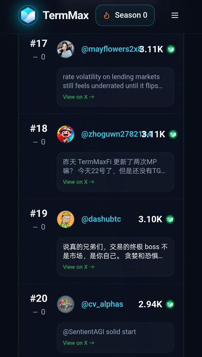 小赵|🕊️| 🐬TermMax tweet media