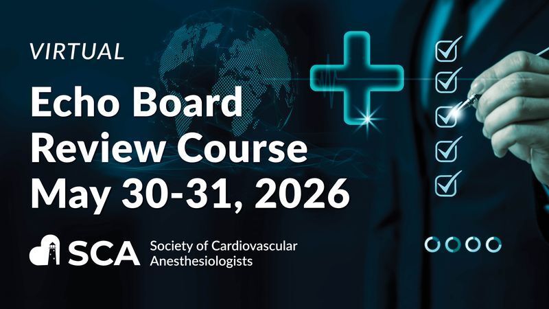 Society of Cardiovascular Anesthesiologists | SCA tweet media