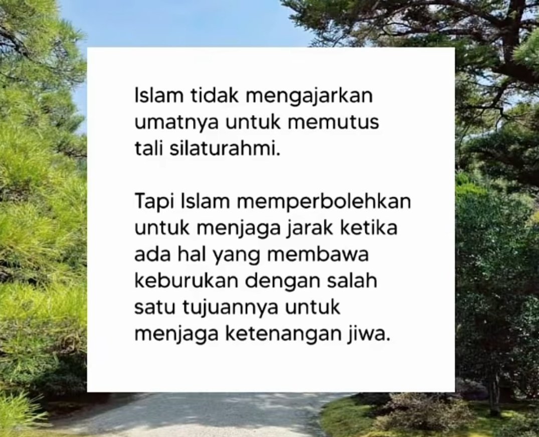 Ga ngajak asing ye. Cuma peduli sama jiwa diri sendiri.