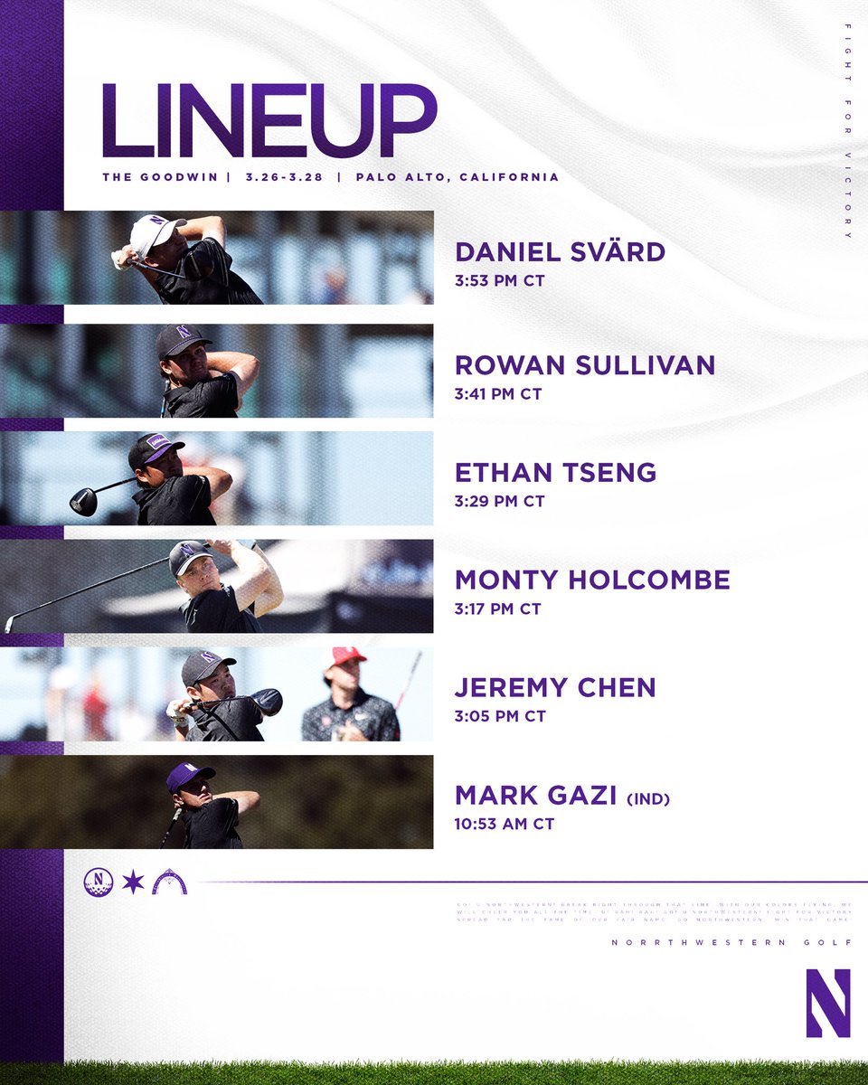 California Dreamin’ 😎

🆚 The Goodwin
📍 Stanford Golf Course
📅 3/26-3/28
📊tinyurl.com/h9fxhdfp
📰 tinyurl.com/ms8pmsjy