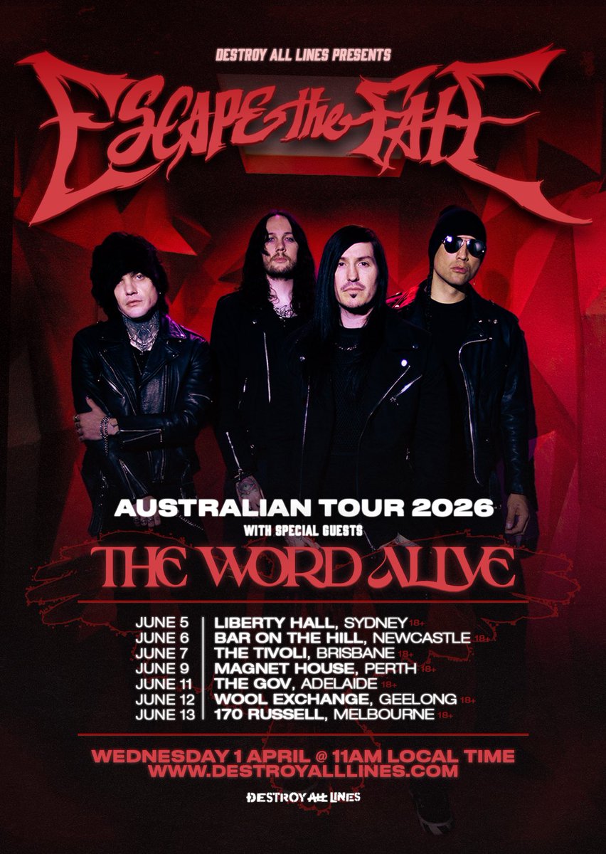 THE WORD ALIVE tweet media