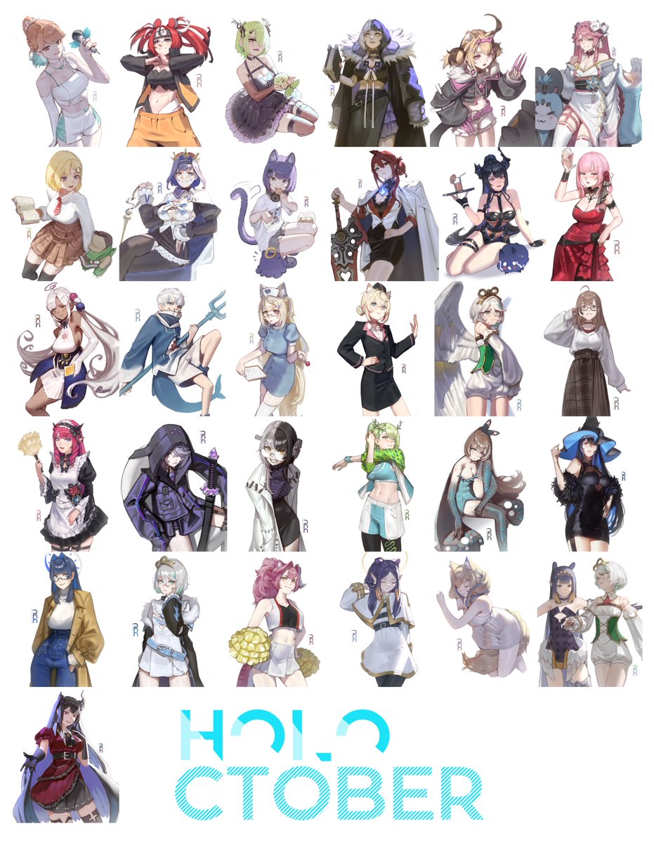 Artofdinn's tweet photo. HOLOctober 2025 compilation!
I was able to push through because of your support! Thank you!!
even though I finished it super late (*κ¦ΰΊ΄κ³κ¦ΰΊ΅)
#HOLOctober https://t.co/UwMom6Meks