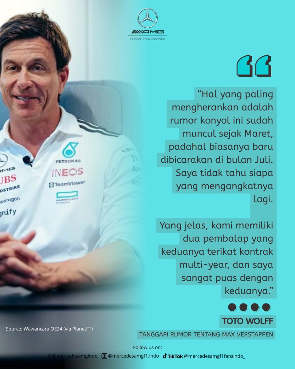 Mercedes-AMG F1 Fans Indo🇮🇩 tweet media