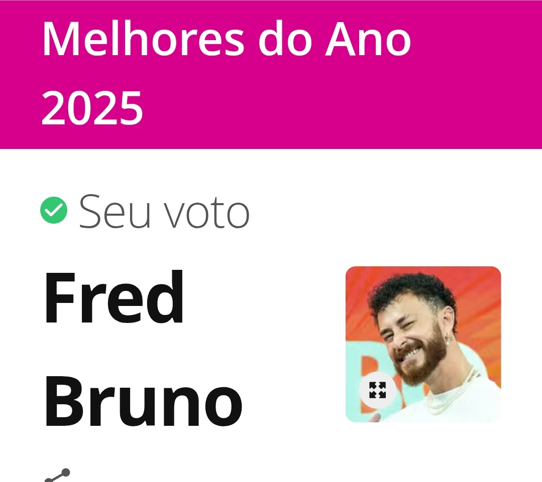 OrgFredbruno's tweet photo. Já votou no @fred_b12 hoje , bora lá https://t.co/qqH74Fhq61